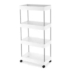 GENERICO - Carrito Organizador con 4 Niveles para Almacenamiento