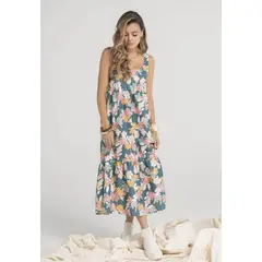 RUTTA - Vestido Largo Mujer Estampado 9529