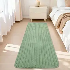 MITAPETE COM - Tapete Alfombra Camino Piel Sintetica Conejo 50 X 180 cms Verde