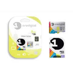 ONEDIGITAL - Memoria Micro Sd One Digital 8 gb Clase 10 Original