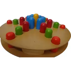 MAFEGO - Plato Didáctico Montessori Para Ordenar Motricidad
