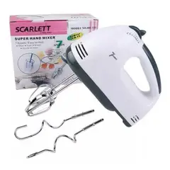 SCARLETT - Batidora Eléctrica 7 Velocidades 150w