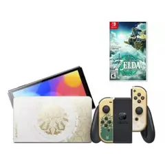 NINTENDO - Switch Oled Edición Zelda + Juego Físico