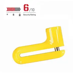 KRYPTONITE - Candado Para Moto 10-s Disc Lock Dfs Amarillo