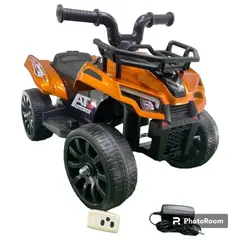 BEBESUNITA - MINI CUATRIMOTO PARA NIÑOS CREMOTO NARANJA