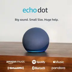 AMAZON - Alexa Parlante Inteligente Echo Dot azul 5ª Gen