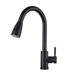 GENERICO - Grifería Monocontrol Lavaplatos Extensible Negro