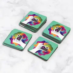 TAYRONA STORE - Portavasos Set x 6 Cámara Colores 06