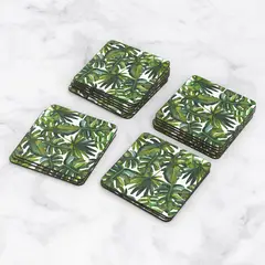 TAYRONA STORE - Portavasos Set x 6 Hojas Verdes 02