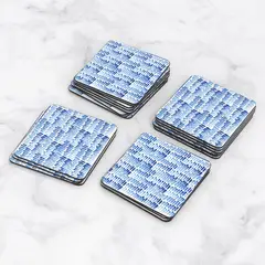 TAYRONA STORE - Portavasos Set x 6 Patrón Azul 02