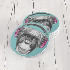 TAYRONA STORE - Portavasos Set x 6 Chimpancé 02