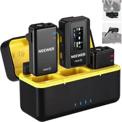 NEEWER - Micrófono Solapa Inalámbrico CM28 Profesional Estuche De Carga