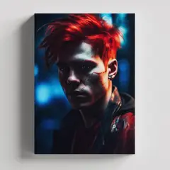 TAYRONA STORE - Cuadros Retablo Cyberpunk 005 - 35x50cm