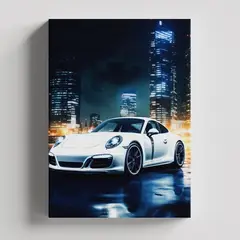 TAYRONA STORE - Cuadros Retablo Carros Blancos 001 - 35x50cm