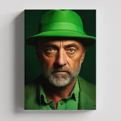 TAYRONA STORE - Cuadros Retablo Tonos Verdes 039 - 35x50cm