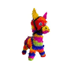GENERICO - Piñata de burro colorido para fiesta mexicana y cumpleaños
