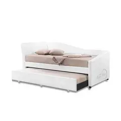 MAGIC CLASS - CAMA NIDO HARMONY DUPLEX 140X190 ECOCUERO BLANCO