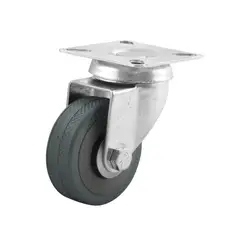 TOOLCRAFT - Rodachina Rueda Pvc 2" 35 Kg Móvil Con Freno