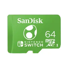 SANDISK - Tarjeta Micro SDXC 64GB Nintendo Switch 100MBS