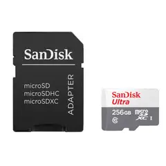 SANDISK - Tarjeta Micro SDXC 256GB Ultra Uhs-I C10 100MBS