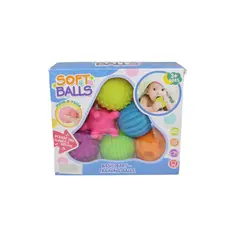 JUGUETELANDIA - TEXTURAS BLANDAS CHILLONES X 6 CAJA