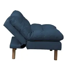ELITE LIVING - SOFA CAMA ZUR NATURAL MICROFIBRA AZUL
