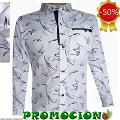 ZAFIRO JEANS - Camisa arabescos hombre promoción