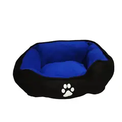 GENERICO - Cama Pequeña color AZUL Doble Faz Para perros y gatos