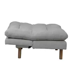 ELITE LIVING - SOFA CAMA ZUR NATURAL MICROFIBRA PLATA