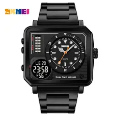 SKMEI - Reloj Modelo 2025 Triple movimiento Caballero - Negro_.