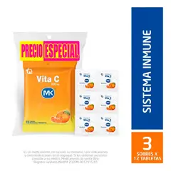 MK - Oferta Vita C 500Mg Mandarina X 12 Pague 2 Lleve 3
