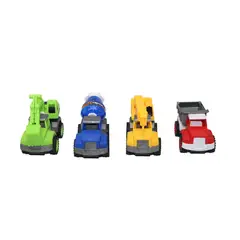 JUGUETELANDIA - SET CARROS ENGINEERING X 4 FRICCION BOLSA