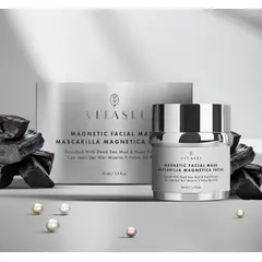 VITASEI - MASCARILLA MAGNÉTICA CON LODO DEL MAR MUERTO Y POLVO DE PERLA