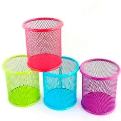 STAEDTLER - Portalapices redondo en malla metálico colores surtidos