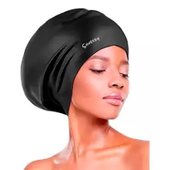 GENERICO - Gorro Natación Silicona Cabello Extra Grande Piscina 120g