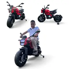 BRITOCHET - Moto Electrico Niño 1 A 8 A 12v Bluetooh Ll/caucho A/cuero