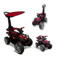 BRITOCHET - Carro Paseador Montable Electrico 3 En1 Niños Bebe Ll/Caucho