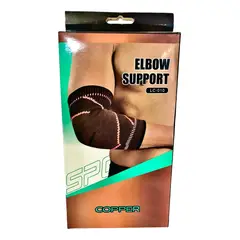 GENERICO - Codera Ortopedica Deportiva Elástico Faja Compresión Codo