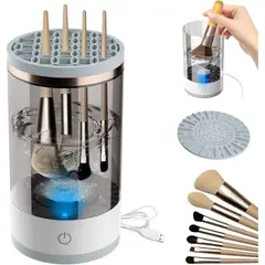 GENERICO - Limpiador De Brochas Eléctrico Limpieza Profunda