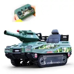 BRITOCHET - Carro montable Eléctrico Tanque de Guerra 24V Para Niños