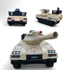 BRITOCHET - Carro montable Eléctrico Tanque de Guerra 24V Para Niños