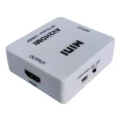GENERICO - Adaptador Convertidor Audio Video Av Rca A Hdmi Full Hd