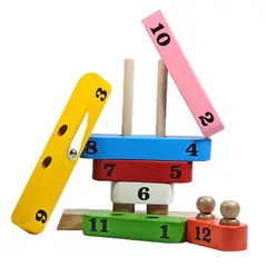 MAFEGO - Reloj De Ensarte Didácticos Montessori