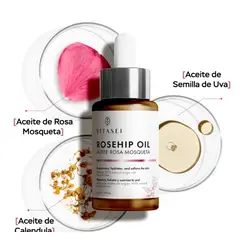 VITASEI - ACEITE DE ROSA MOSQUETA - COMBINACIÓN DE ACEITES NATURALES