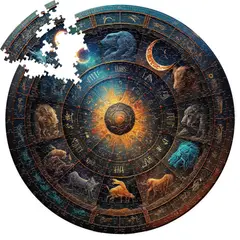INGENIO - ROMPECABEZAS 500 PIEZAS EL ZODIACO - CIRCULAR EN MADERA