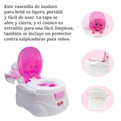 LANZURY IMPORTACIONES - Vasenilla Diseño De Baño Para Bebe- Mica