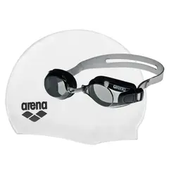 ARENA - Gafas Pool Set Silver Smokewhite Black