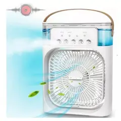 HOME - Ventilador De Mesa Con Humidificador Mini Portátil Climatizador