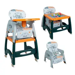 BEBESIT - Silla Comedor 2en1 para Bebé Convertible Escritorio