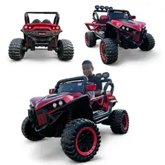 BRITOCHET - Carro Montable Eléctrico 12V Niños C/Remoto Ll/Caucho 1 A8A
